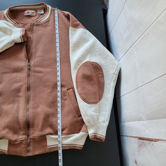 Golden Loop Zip Sweater Jacket, Men’s L, Vintage College Athletic Zip Up, EUC - Picture 7 of 7